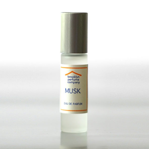 "Musk” Travel-sized Eau de Parfum by Brooklyn Perfume Company.